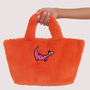 Lazy Oaf x The Flintstones Furry Dino Bag